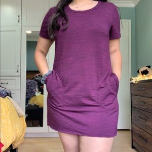 Loungewear purple dress